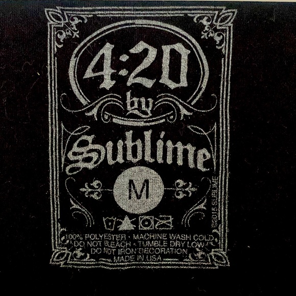 Sublime Black Fringe Tank Top - Picture 4 of 4